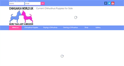 Desktop Screenshot of chihuahuaworlduk.com